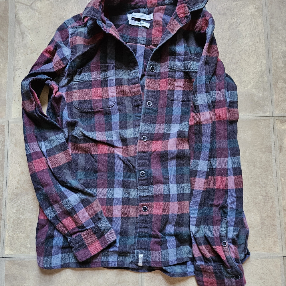 Woolrich Women's Plaid Button-Down Shirt - Red and Black